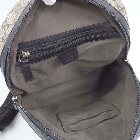 GUCCI Black Leather Backpack - Picture 6 of 6